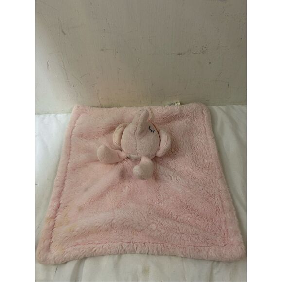 Baby Essential n2022 replacement Pink elephant plush head baby blankie lovey - Picture 2 of 7
